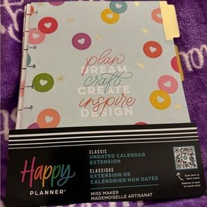 Happy Planner Classic Undated Calendar Extension - Pastel Polka Dot (Multi)